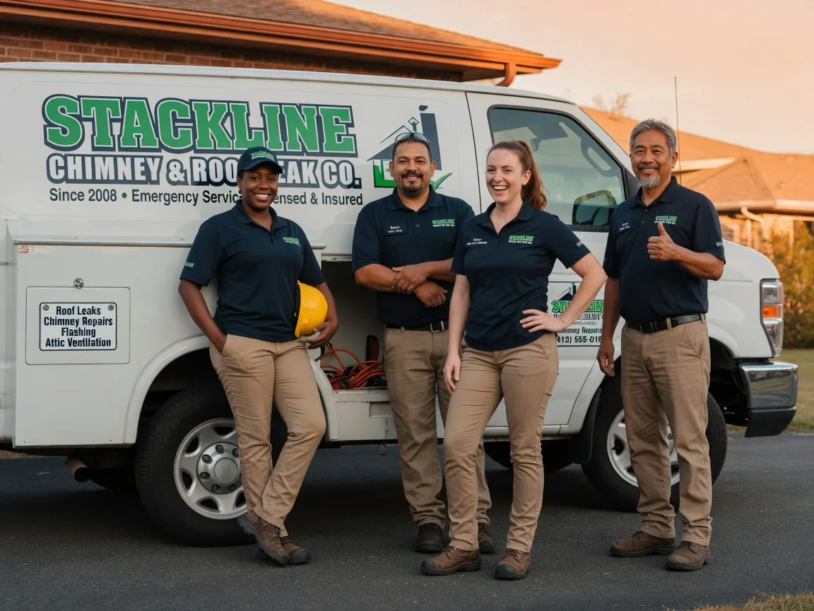 Chimney flashing repair company in Hewitt, WI